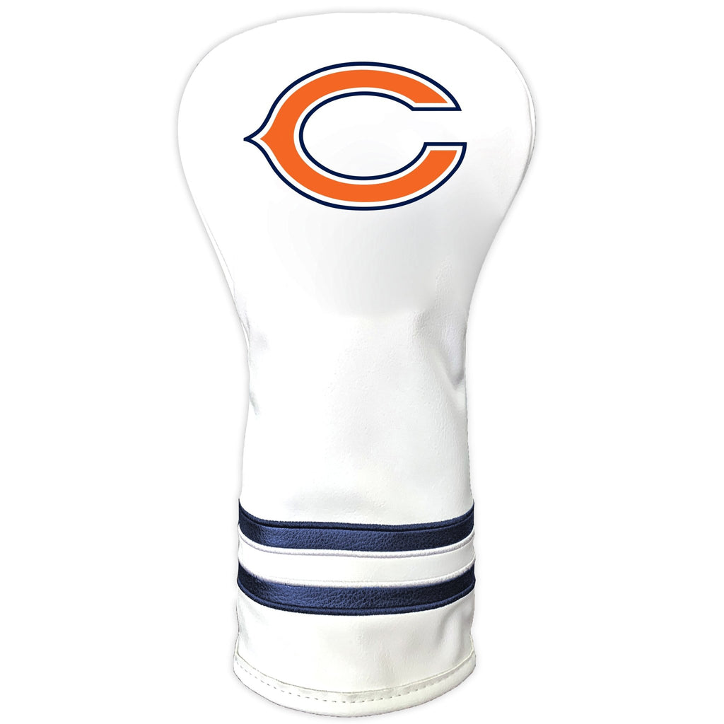 Team Golf Chicago Bears DR/FW Headcovers - Vintage Driver HC - Printed White