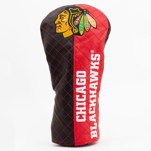 Team Golf Chicago Blackhawks DR/FW Quilted Headcovers - Team Golf USA