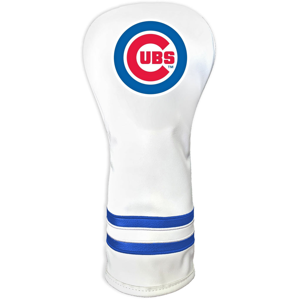 Team Golf Chicago Cubs DR/FW Headcovers - Fairway HC - Printed White