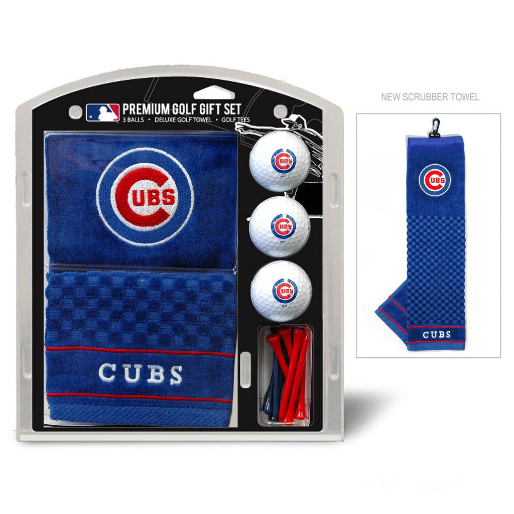 Team Golf Chicago Cubs Golf Gift Sets - Embroidered Towel Gift Set - 