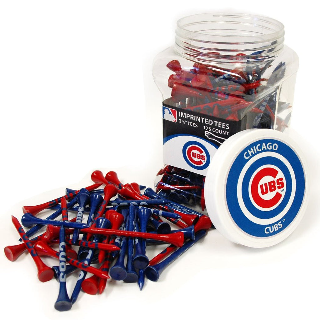 Team Golf Chicago Cubs Golf Tees - 175 Tee Jar - 