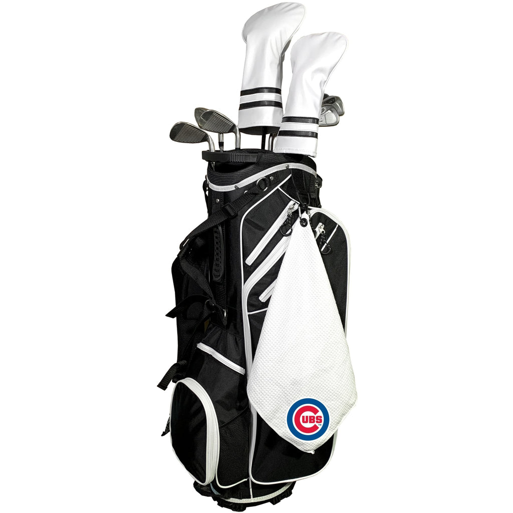 Team Golf Chicago Cubs Golf Towels - Microfiber 15X15 White - 