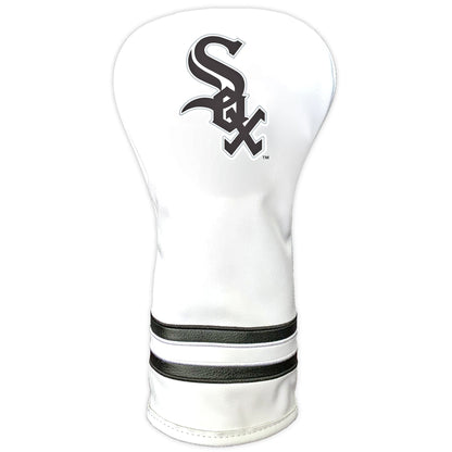 Team Golf Chicago White Sox DR/FW Headcovers - Vintage Driver HC - Printed White