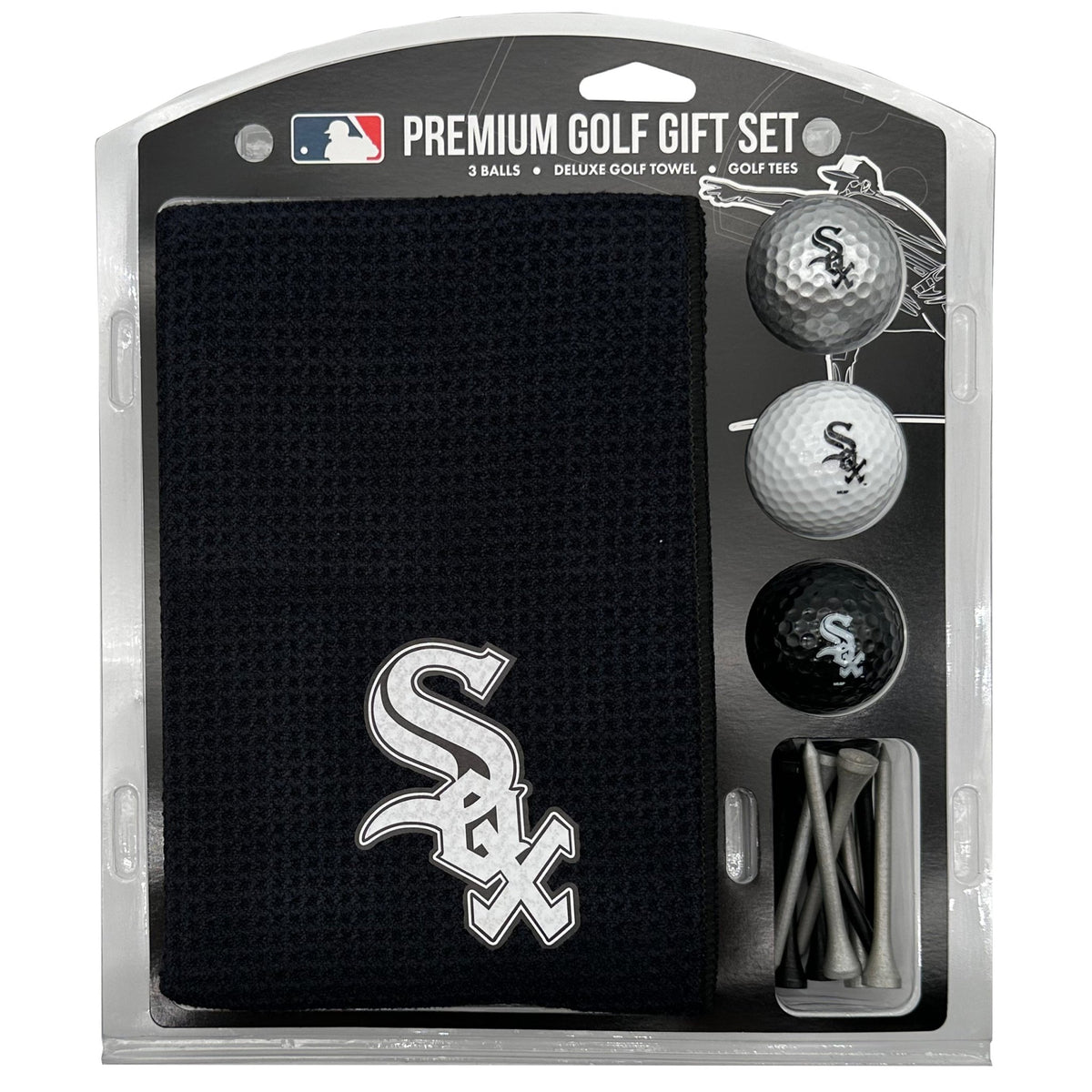 Team Golf Chicago White Sox Golf Gift Sets - Microfiber Towel Gift Set - Color - 