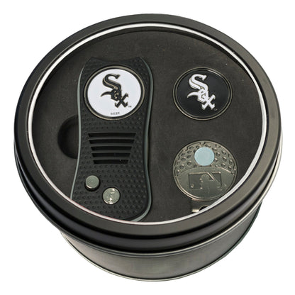 Team Golf Chicago White Sox Golf Gift Sets - Tin - Divot Tool & Hat Clip - 