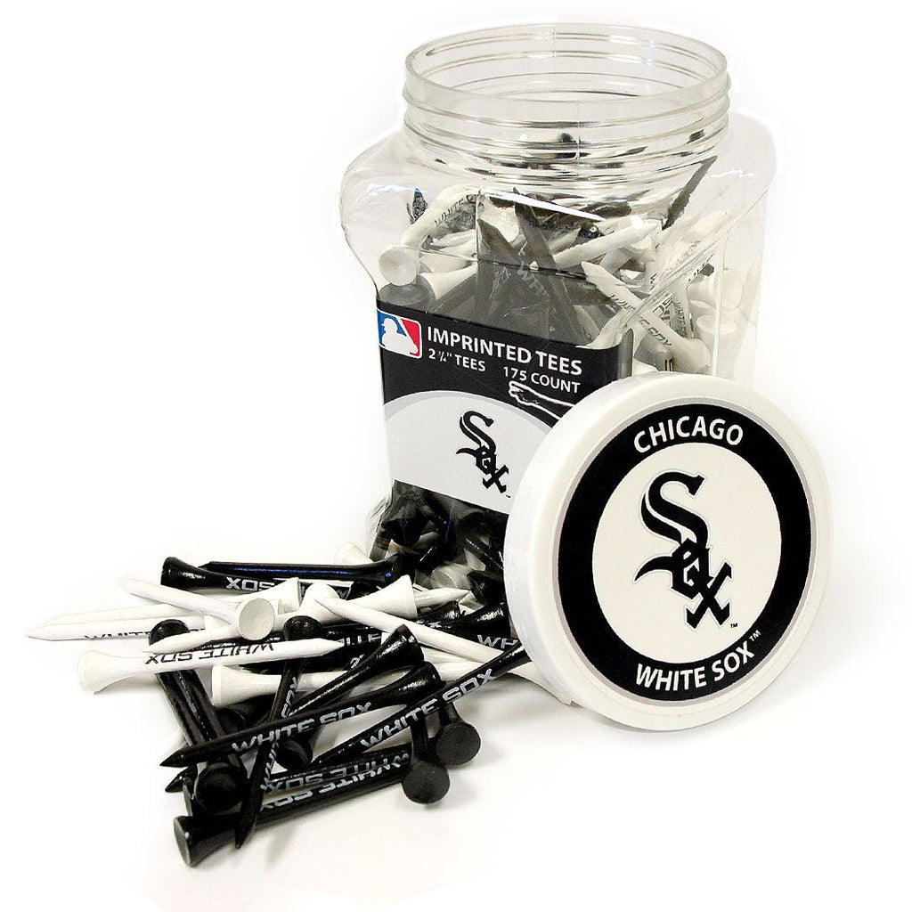 Team Golf Chicago White Sox Golf Tees - 175 Tee Jar - 