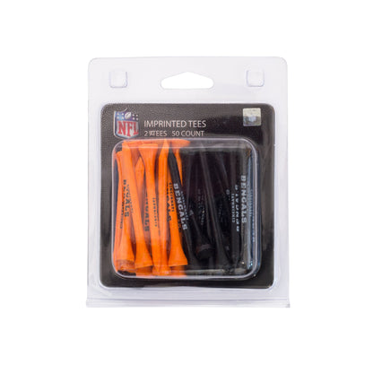 Team Golf CIN Bengals Golf Tees - 50 Tee Pack - 