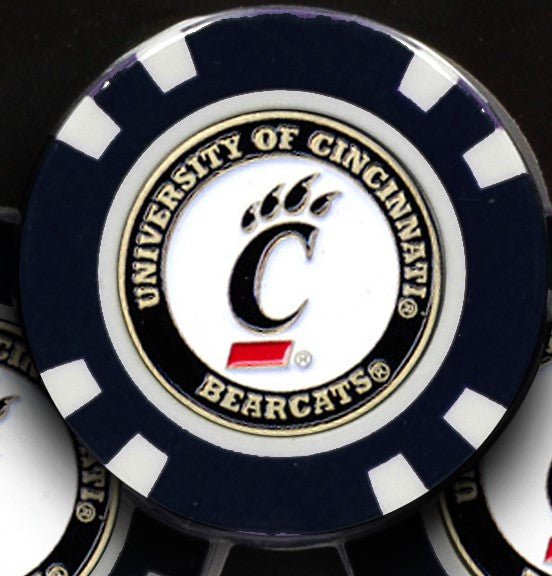 Team Golf Cincinnati Ball Markers - Golf Chip Marker - 