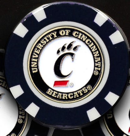 Team Golf Cincinnati Ball Markers - Golf Chip Marker - 