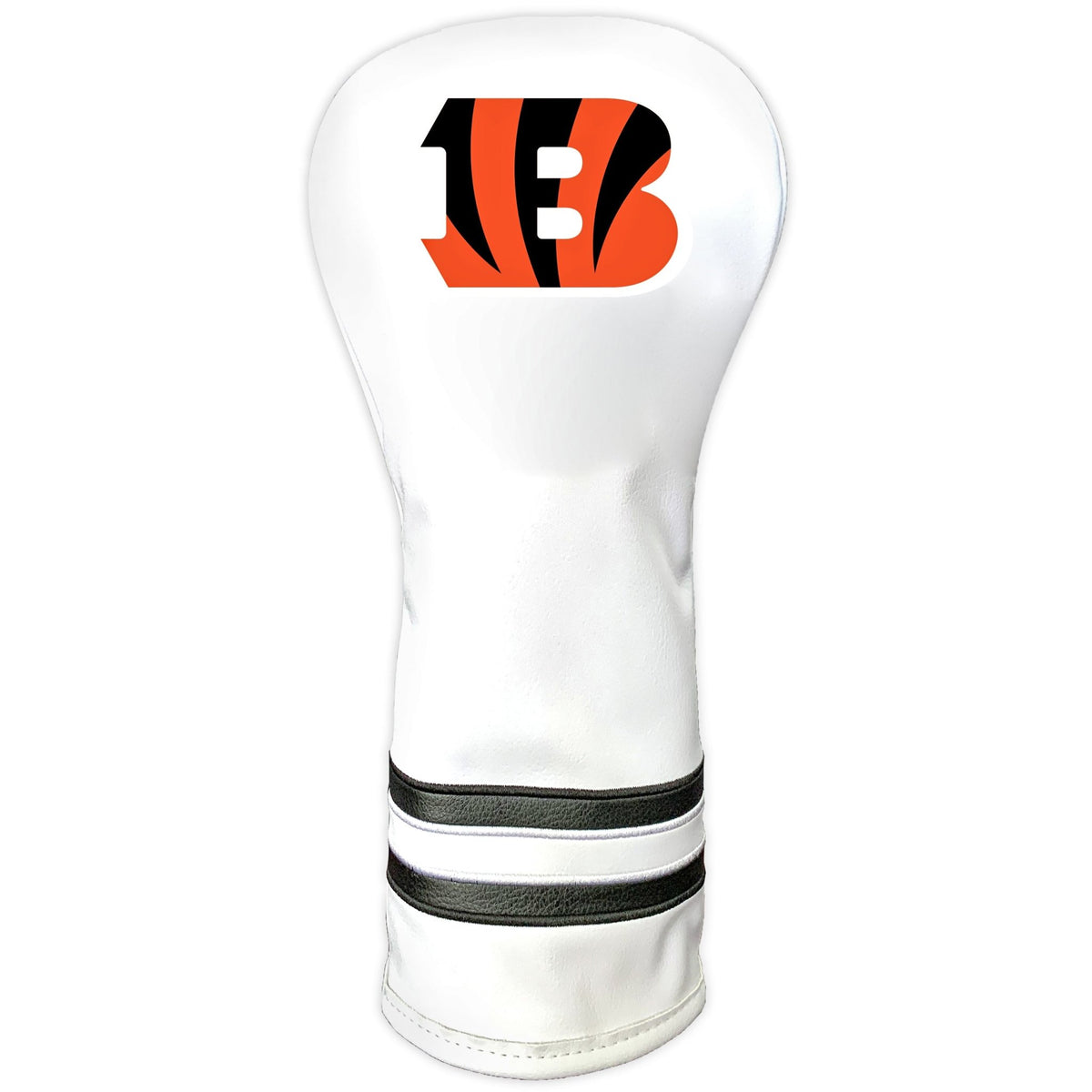 Team Golf Cincinnati Bengals DR/FW Headcovers - Fairway HC - Printed White