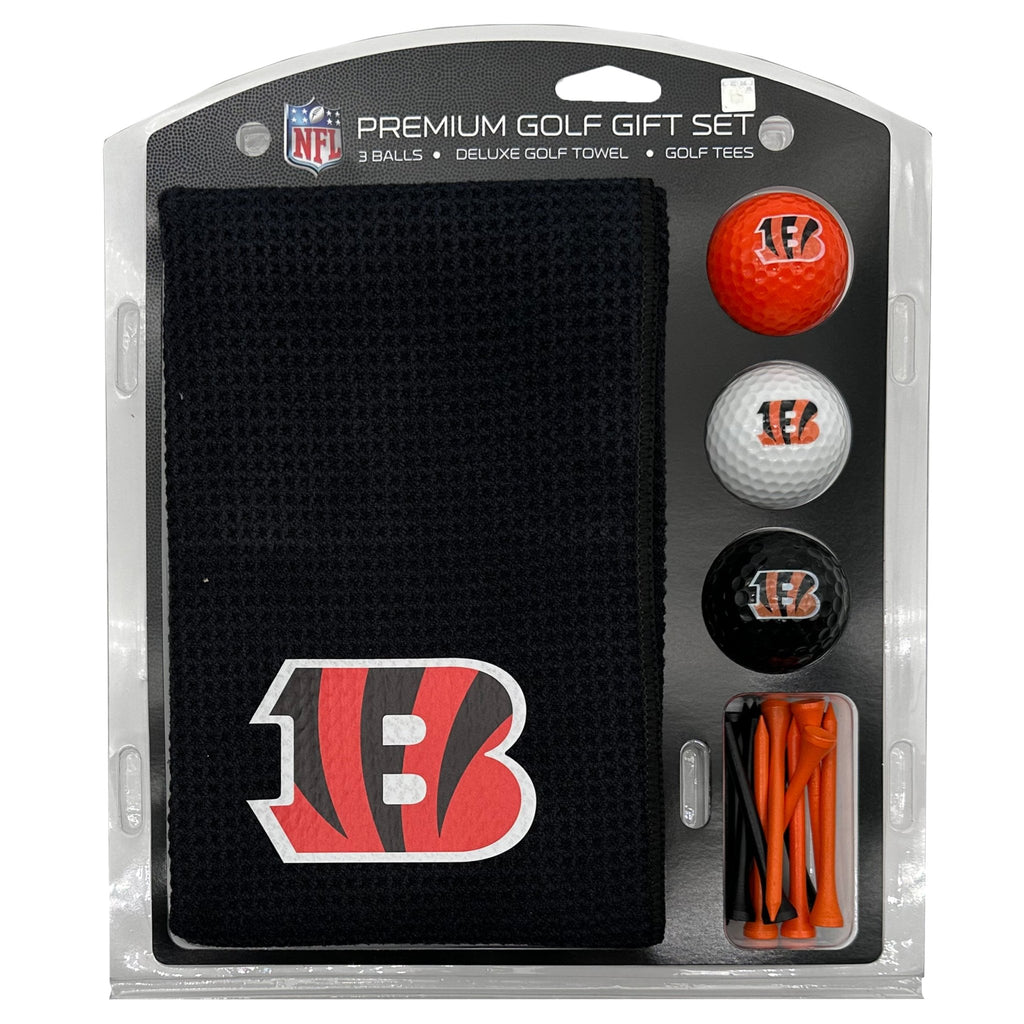 Team Golf Cincinnati Bengals Golf Gift Sets - Microfiber Towel Gift Set-Color -