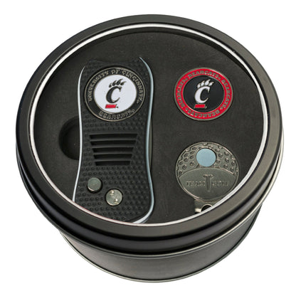 Team Golf Cincinnati Golf Gift Sets - Tin - Divot Tool & Hat Clip - 