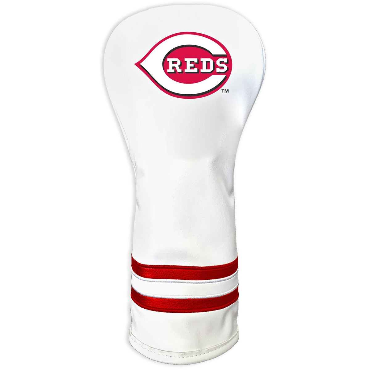 Team Golf Cincinnati Reds DR/FW Headcovers - Fairway HC - Printed White