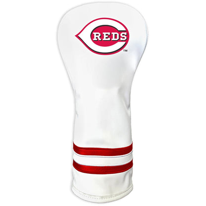 Team Golf Cincinnati Reds DR/FW Headcovers - Fairway HC - Printed White