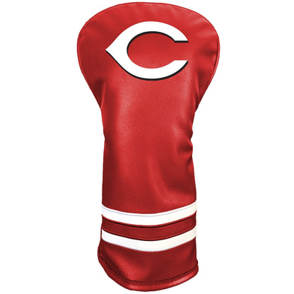 Team Golf Cincinnati Reds DR/FW Headcovers - Vintage Driver HC - Printed Color