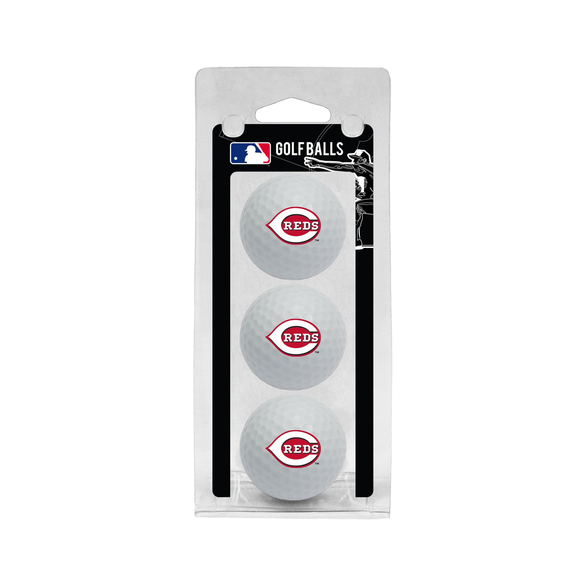 Team Golf Cincinnati Reds Golf Balls - 3 Pack - White