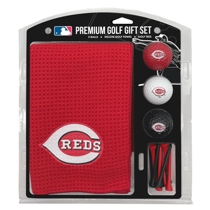 Team Golf Cincinnati Reds Golf Gift Sets - Microfiber Towel Gift Set - Color - 