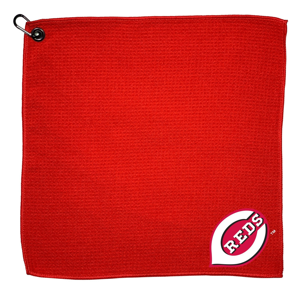 Team Golf Cincinnati Reds Golf Towels - Microfiber 15X15 Color - 