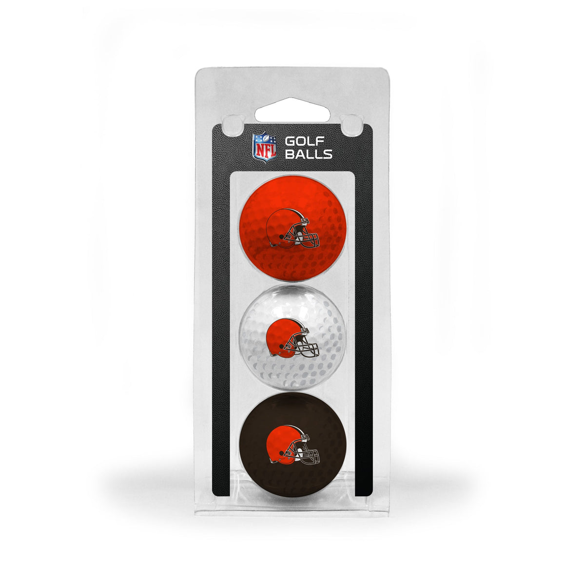 Team Golf CLE Browns Golf Balls - 3 Pack - Team