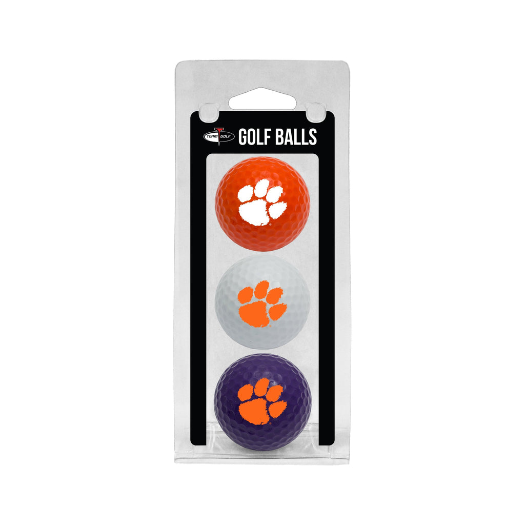 Team Golf Clemson Golf Balls - 3 Pack - Team