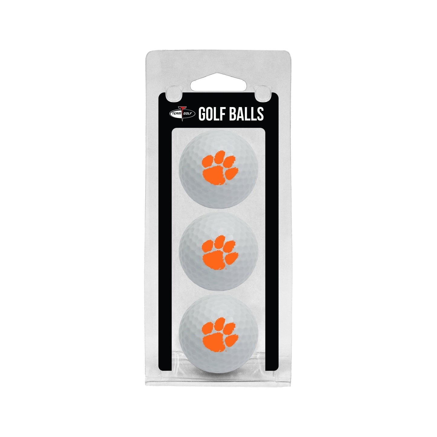Team Golf Clemson Golf Balls - 3 Pack - White