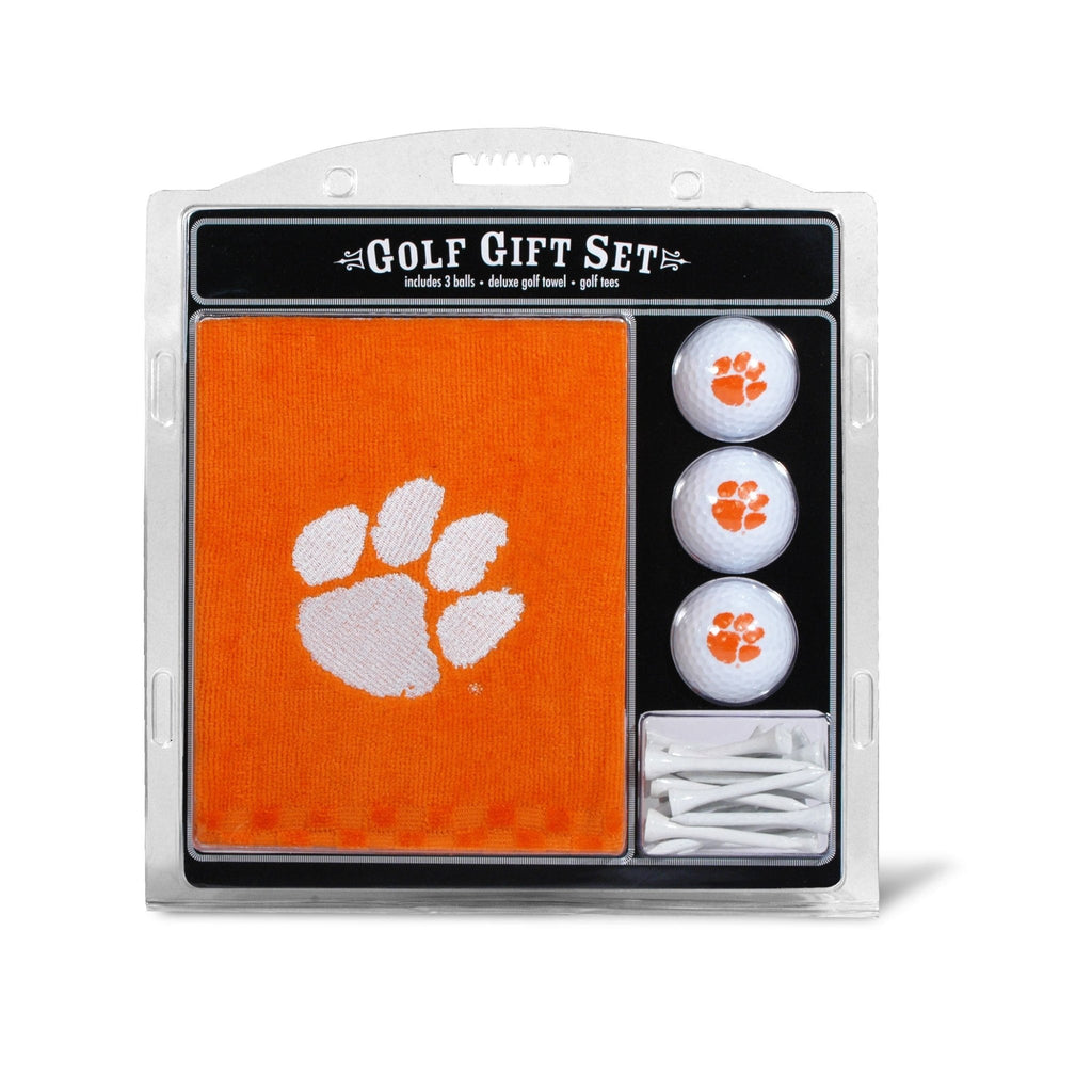 Team Golf Clemson Golf Gift Sets - Embroidered Towel Gift Set - 