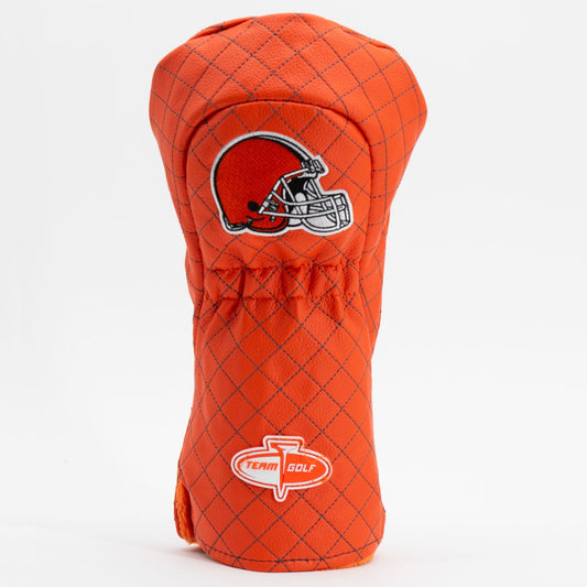 Team Golf Cleveland Browns DR/FW Quilted Headcovers - Team Golf USA