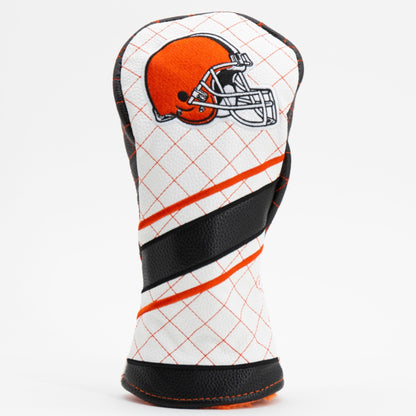 Team Golf Cleveland Browns DR/FW Quilted Headcovers - Team Golf USA