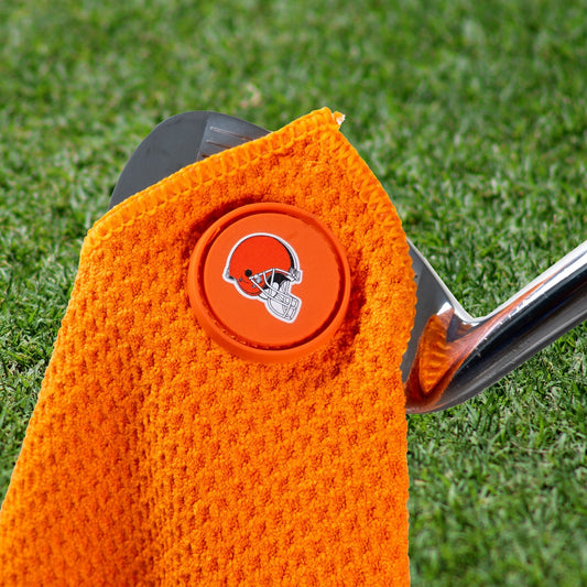 Team Golf Cleveland Browns Magnetic Golf Towel - Team Golf USA