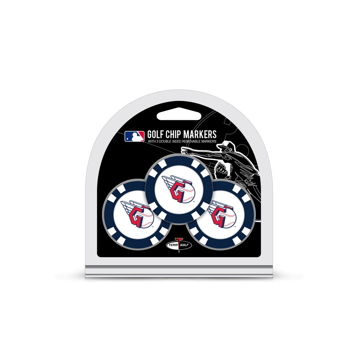 Team Golf Cleveland Guardians Ball Markers - Golf Chip Marker - 