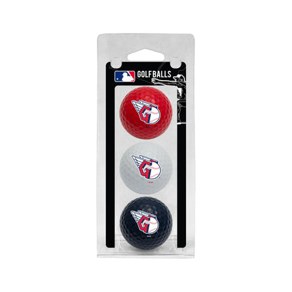 Team Golf Cleveland Guardians Golf Balls - 3 Pack - Team