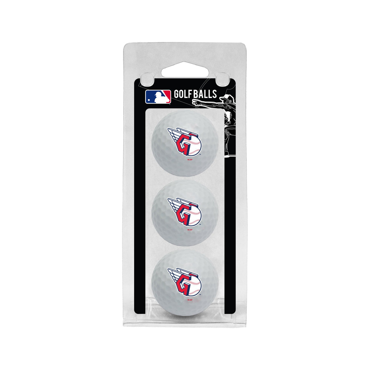 Team Golf Cleveland Guardians Golf Balls - 3 Pack - White