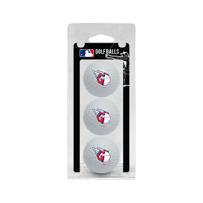 Team Golf Cleveland Guardians Golf Balls - 3 Pack - White