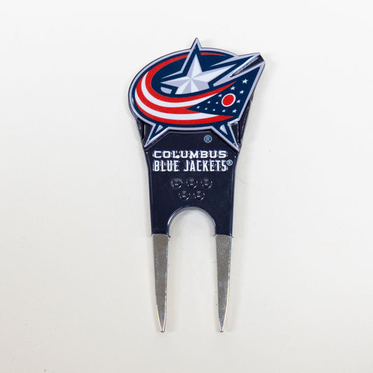 Team Golf COLM Blue Jackets Divot Tools - Custom Shaped - 