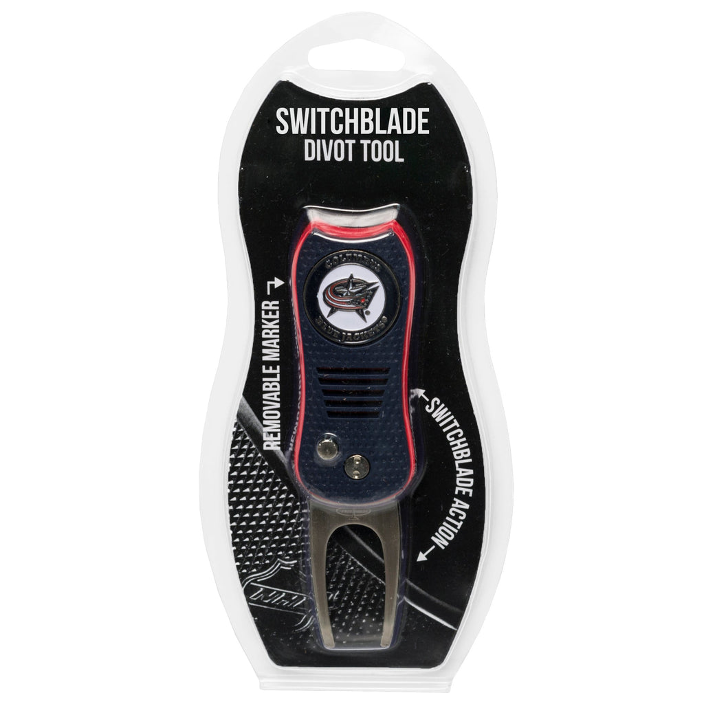 Team Golf COLM Blue Jackets Divot Tools - Switchblade Divot Tool - 