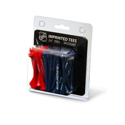 Team Golf COLM Blue Jackets Golf Tees - 50 Tee Pack - 