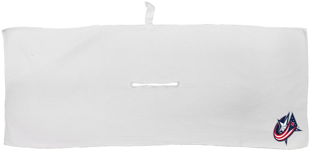 Team Golf COLM Blue Jackets Golf Towels - Microfiber 16X40 White - 
