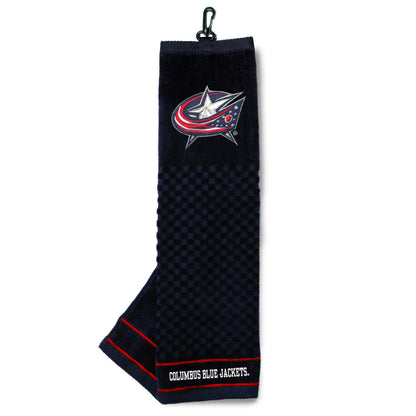 Team Golf COLM Blue Jackets Golf Towels - Tri - Fold 16x22 - 