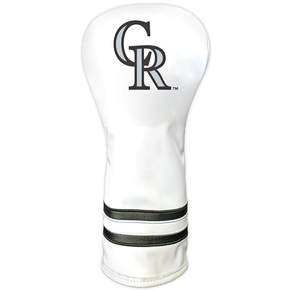 Team Golf Colorado Rockies DR/FW Headcovers - Fairway HC - Printed White