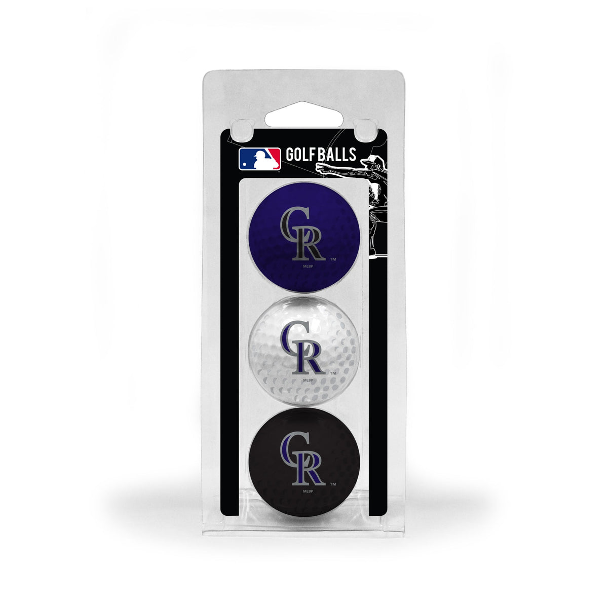 Team Golf Colorado Rockies Golf Balls - 3 Pack - Team