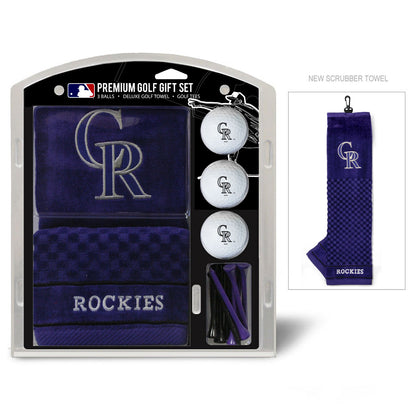 Team Golf Colorado Rockies Golf Gift Sets - Embroidered Towel Gift Set - 