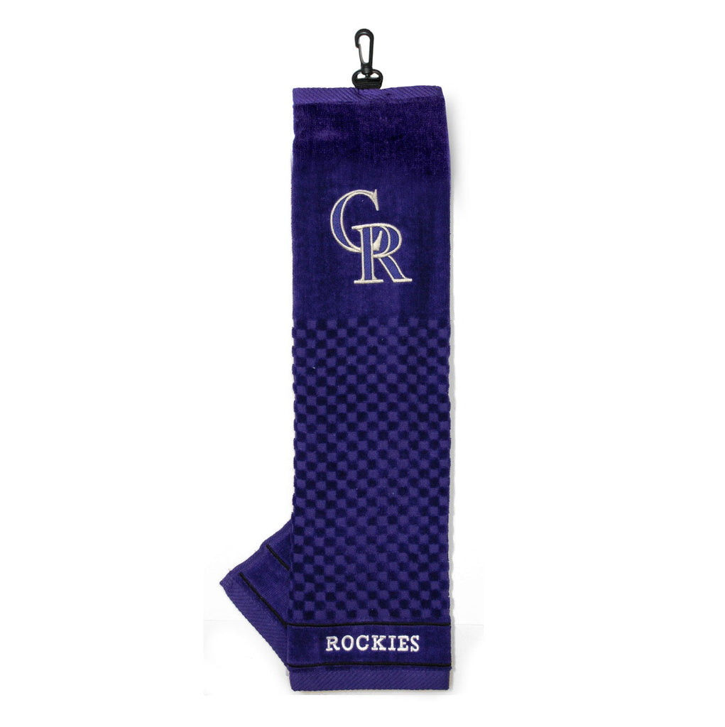 Team Golf Colorado Rockies Golf Towels - Tri - Fold 16x22 - 