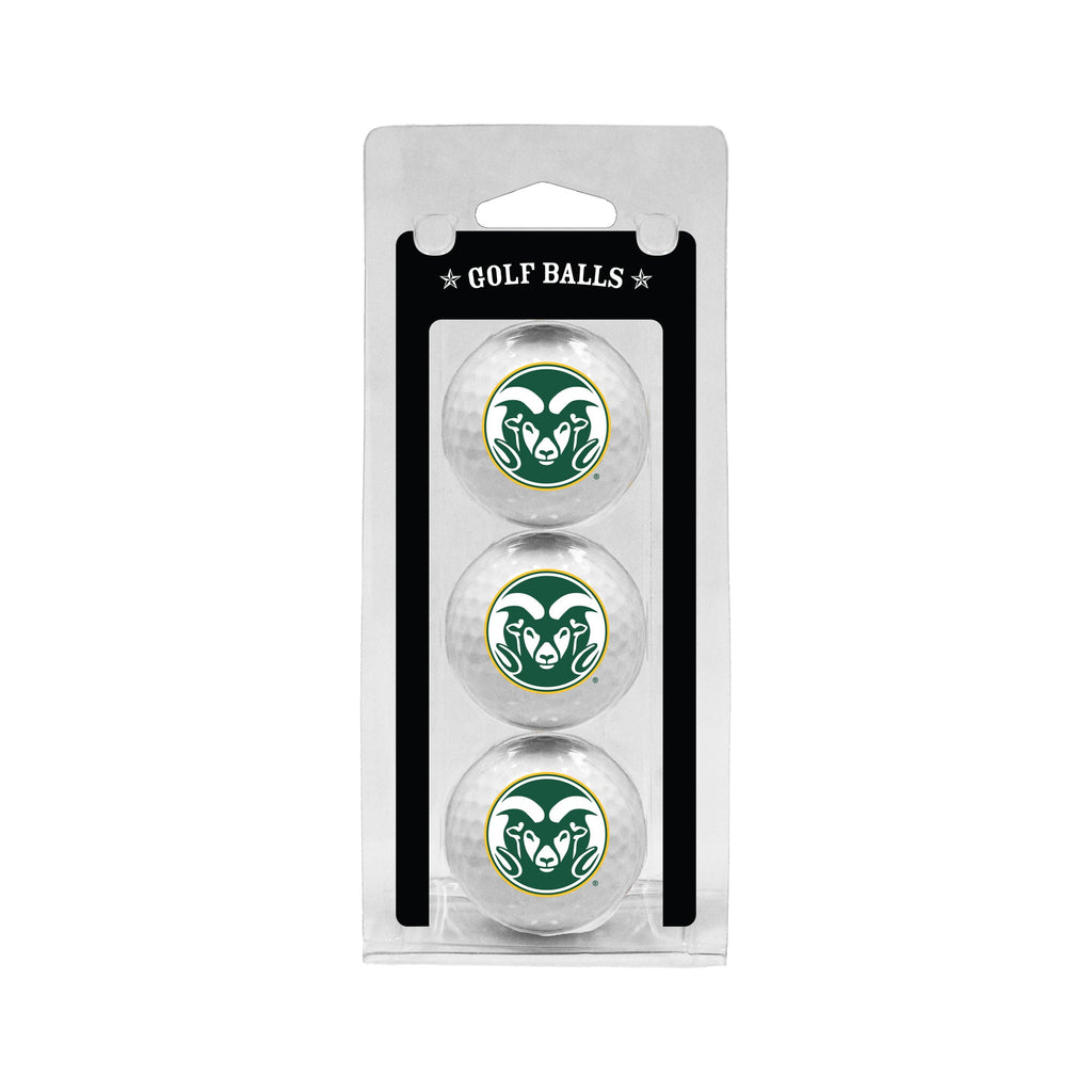 Team Golf Colorado St Golf Balls - 3 Pack - White