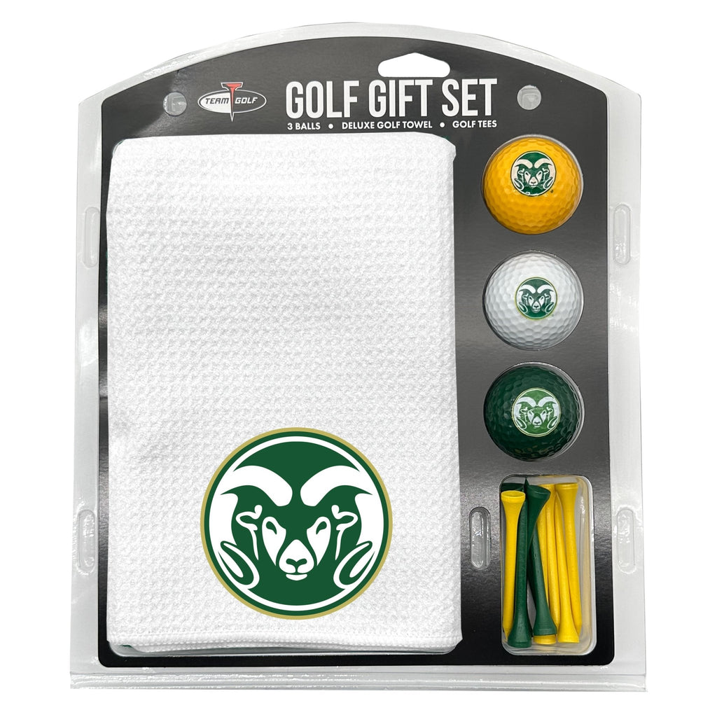 Team Golf Colorado St Golf Gift Sets - Microfiber Towel Gift Set - White - 