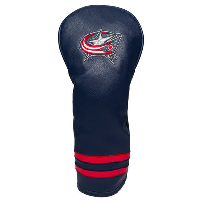 Team Golf Columbus Blue Jackets DR/FW Headcovers - Fairway HC - Embroidered