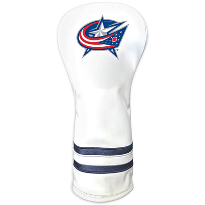 Team Golf Columbus Blue Jackets DR/FW Headcovers - Fairway HC - Printed White
