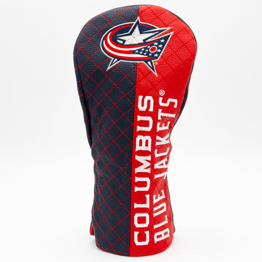 Team Golf Columbus Blue Jackets DR/FW Quilted Headcovers - Team Golf USA