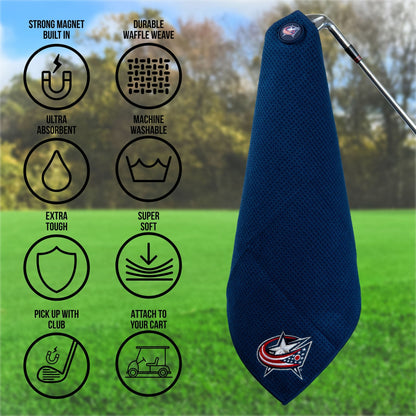 Team Golf Columbus Blue Jackets Magnetic Golf Towel - Team Golf USA