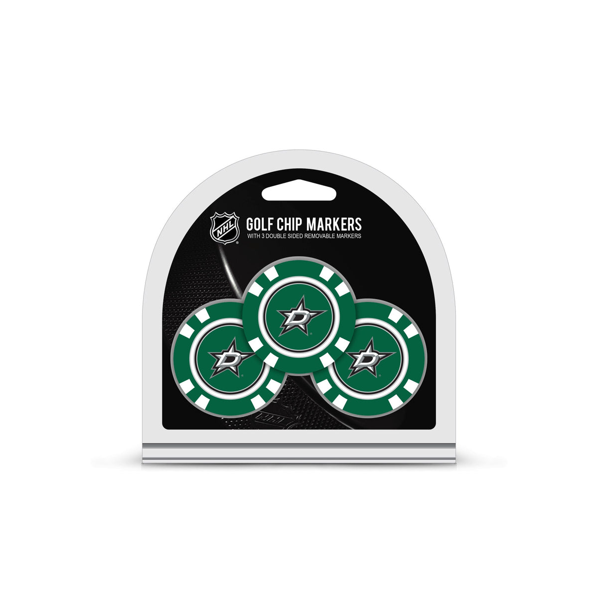 Team Golf DAL Stars Ball Markers - 3 Pack Golf Chip Markers - 