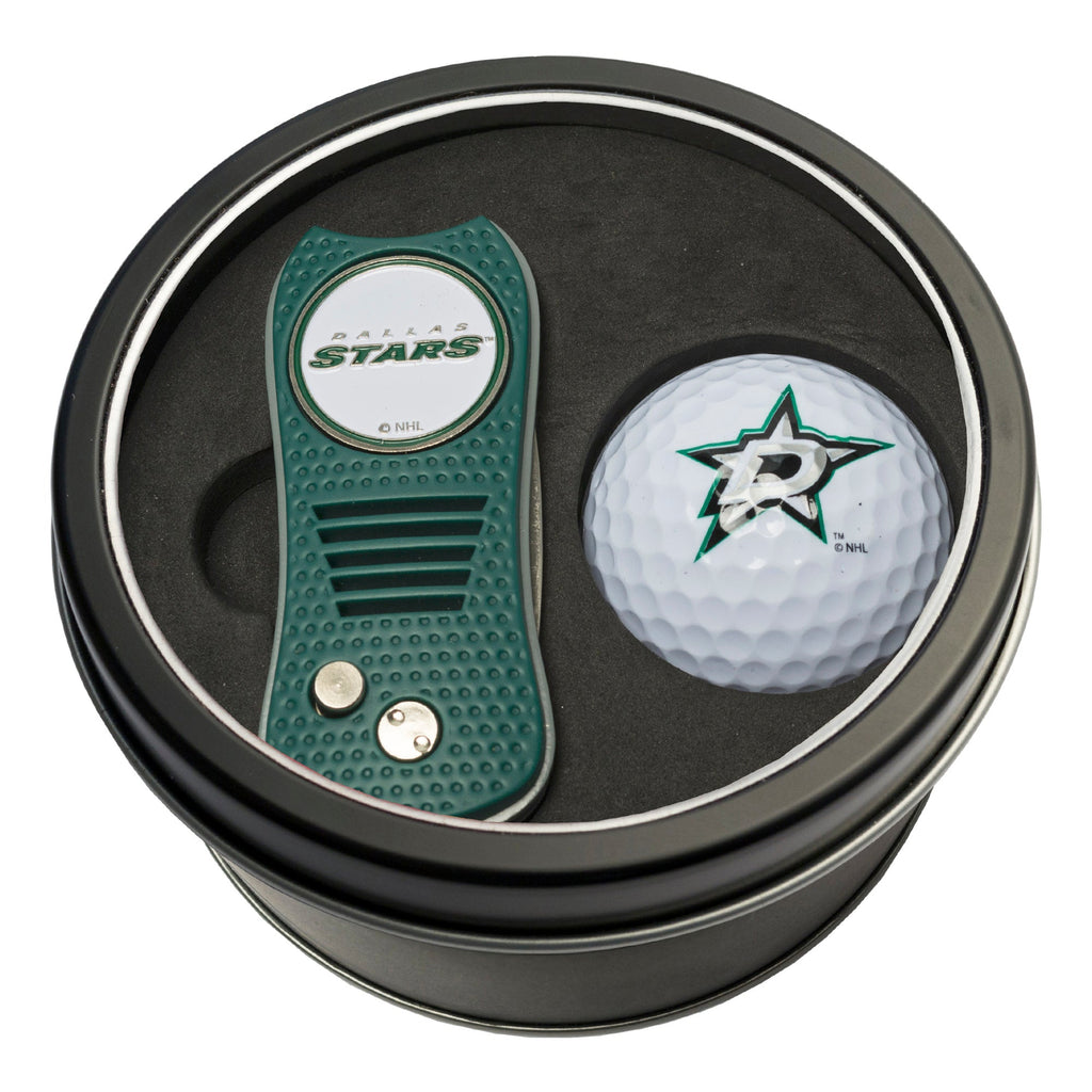 Team Golf DAL Stars Golf Gift Sets - Tin - Divot Tool & Golf Ball - 